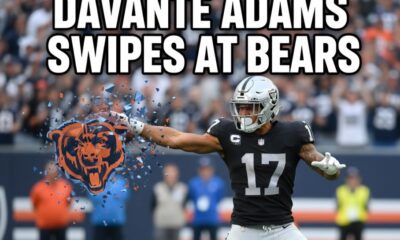davante adams takes a swipe at the bears.