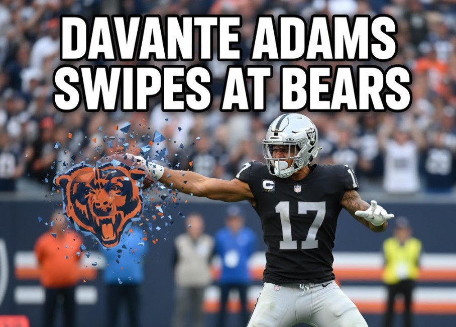 davante adams takes a swipe at the bears.