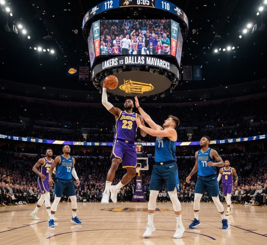 lakers vs dallas mavericks match player stats