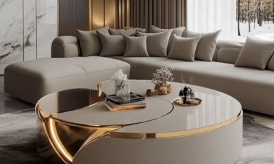 Travertine Coffee Table